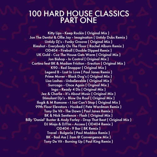 100 Hardhouse Classics Part One
