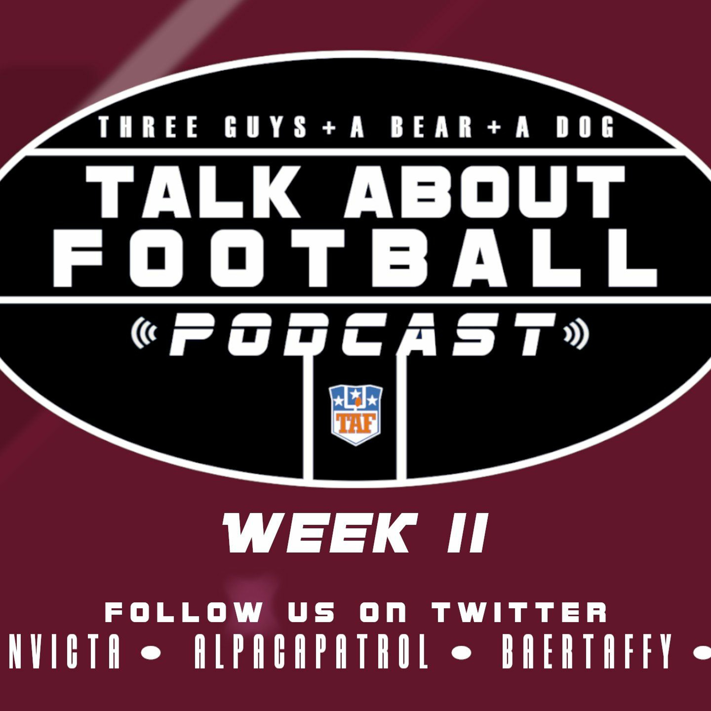 Three Guys (And A Bear And A Dog) Talk About Football - 2022-2023 NFL Week 10-11 episode artwork