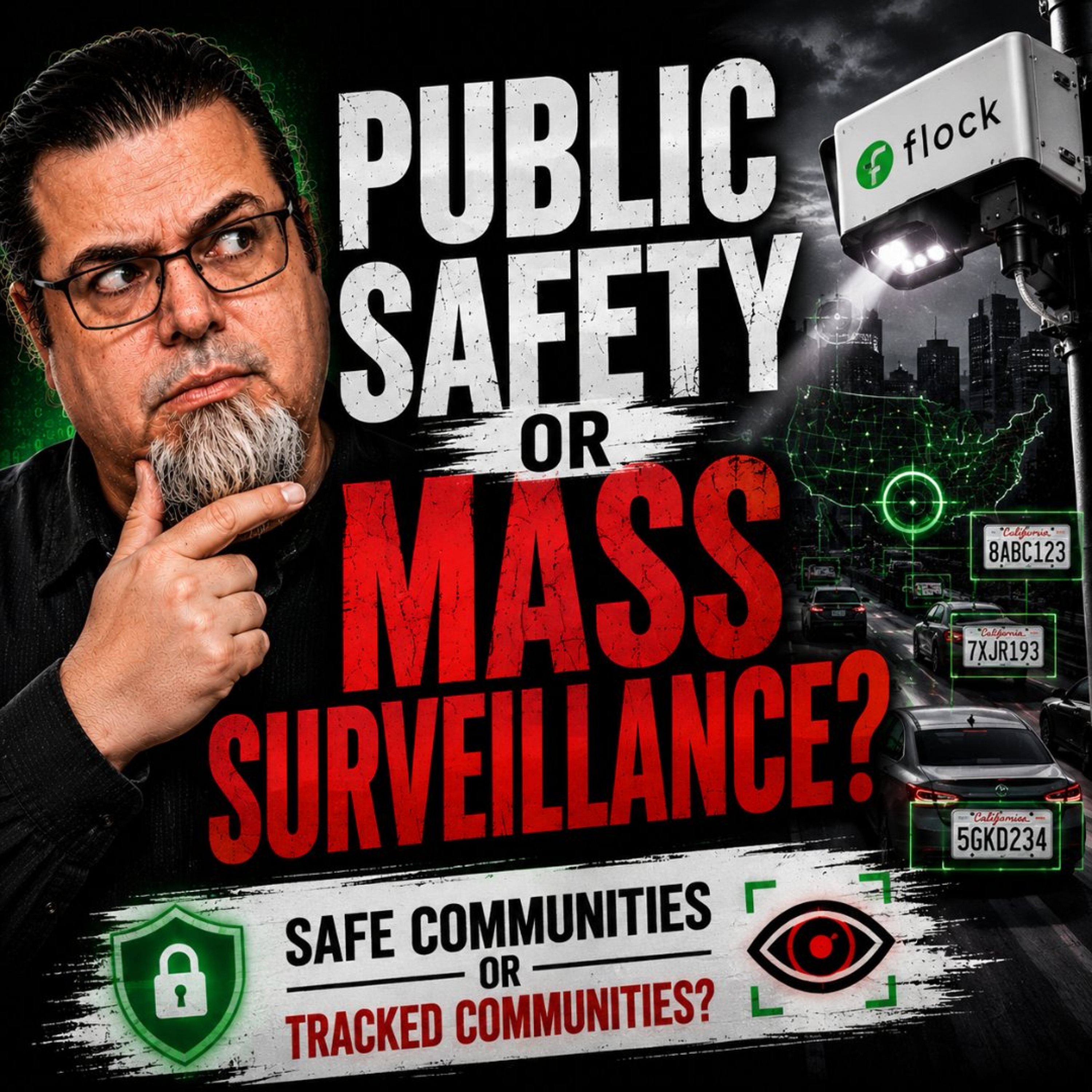 Flock Cameras: Public Safety or Mass Surveillance? episode artwork