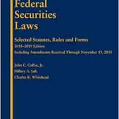 [READ] KINDLE 📝 Federal Securities Laws: Selected Statutes, Rules, and Forms, 2018-2