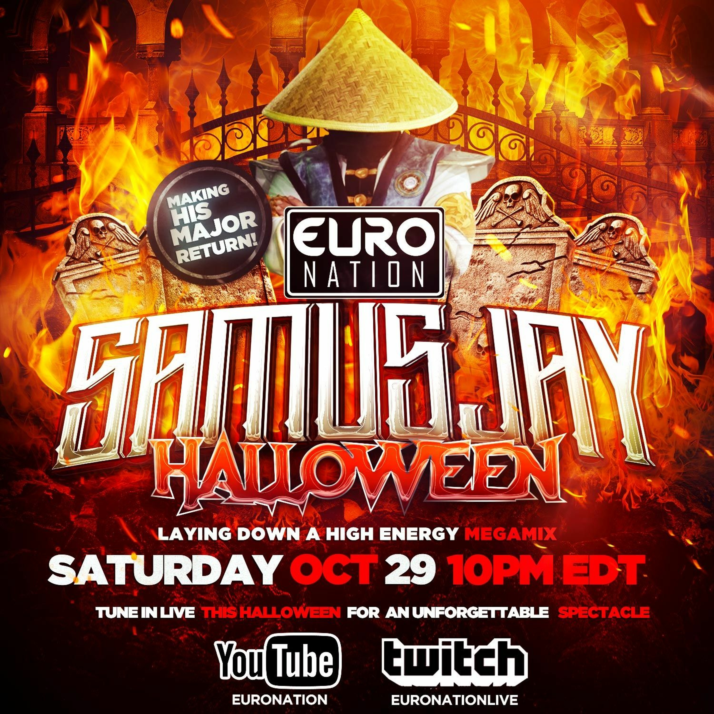 Euro Nation October 29, 2022 (Samus Jay Halloween) episode artwork