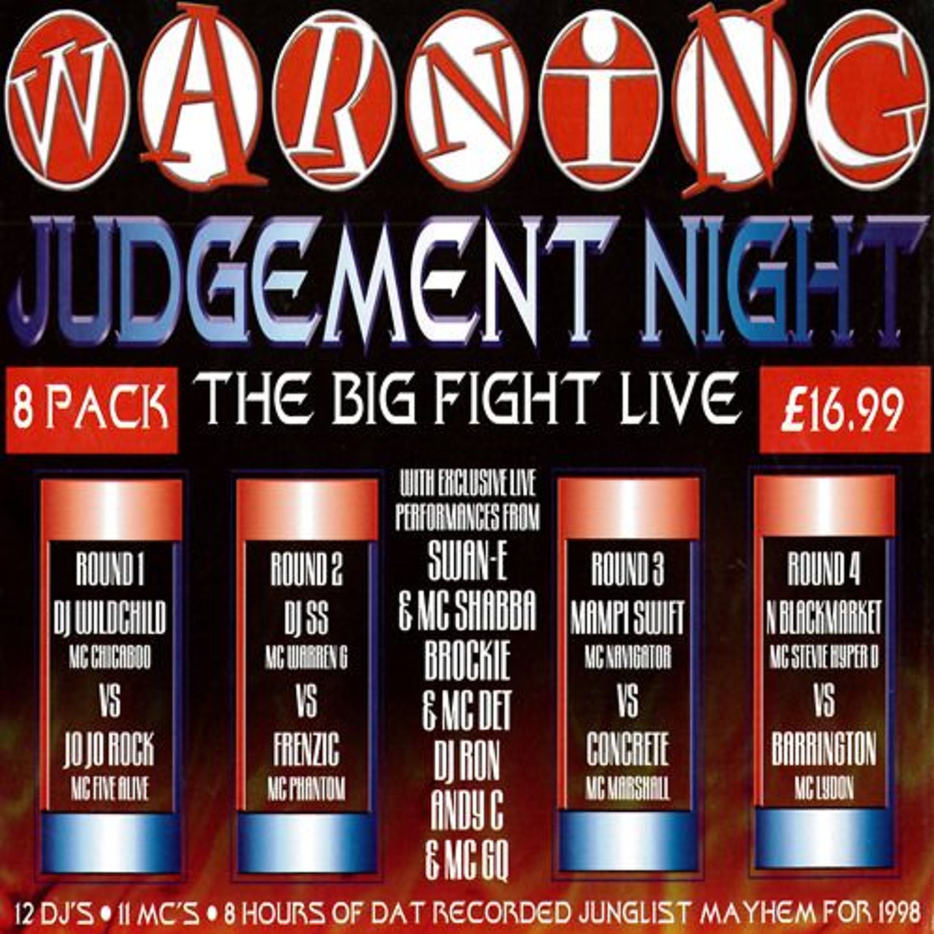 DJ Andy C Feat. MCs Marshall,Phantom & Five Alive - Warning Judgement Night episode artwork