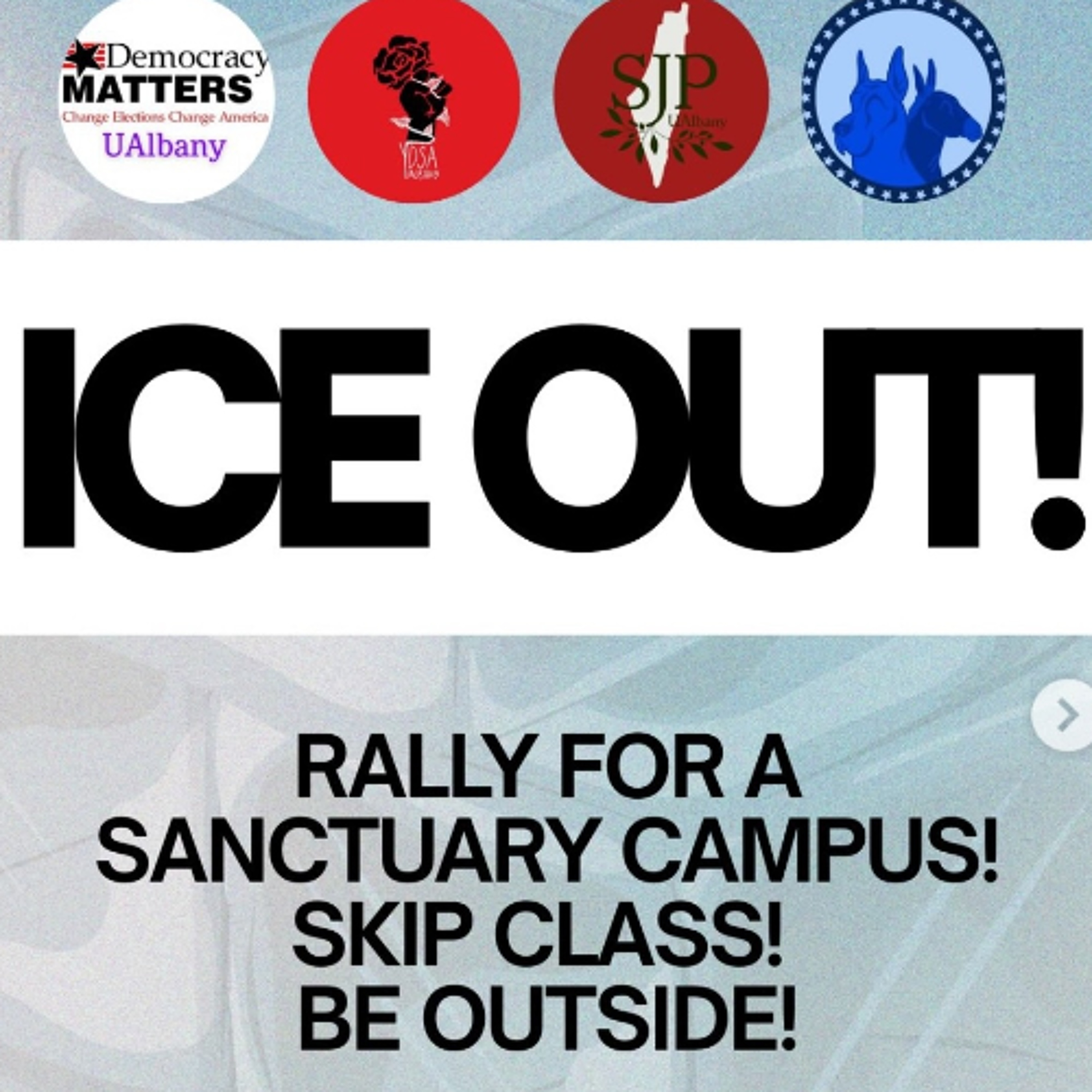 SUNY Ice Protest episode artwork