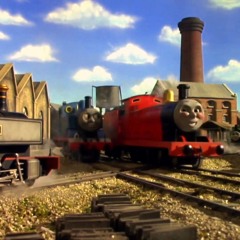 Thomas and James Race into the Wharf