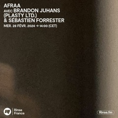 Afraa avec Brandon Juhans (Plasty Ltd.) & Sébastien Forrester - 28 Février 2024
