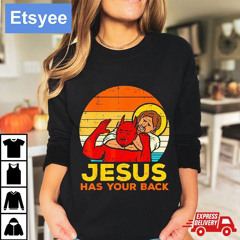 Jiu Jitsu Jesus Has Your Back Vintage Shirt