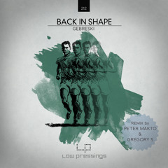 Back in Shape (Peter Makto & Gregory S Remix)