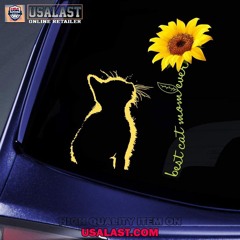 Sunflowers Best Cast Mom Ever Sticker Decal