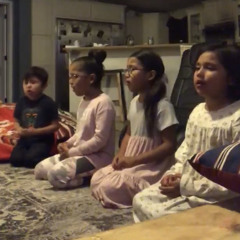 Singing with my babies