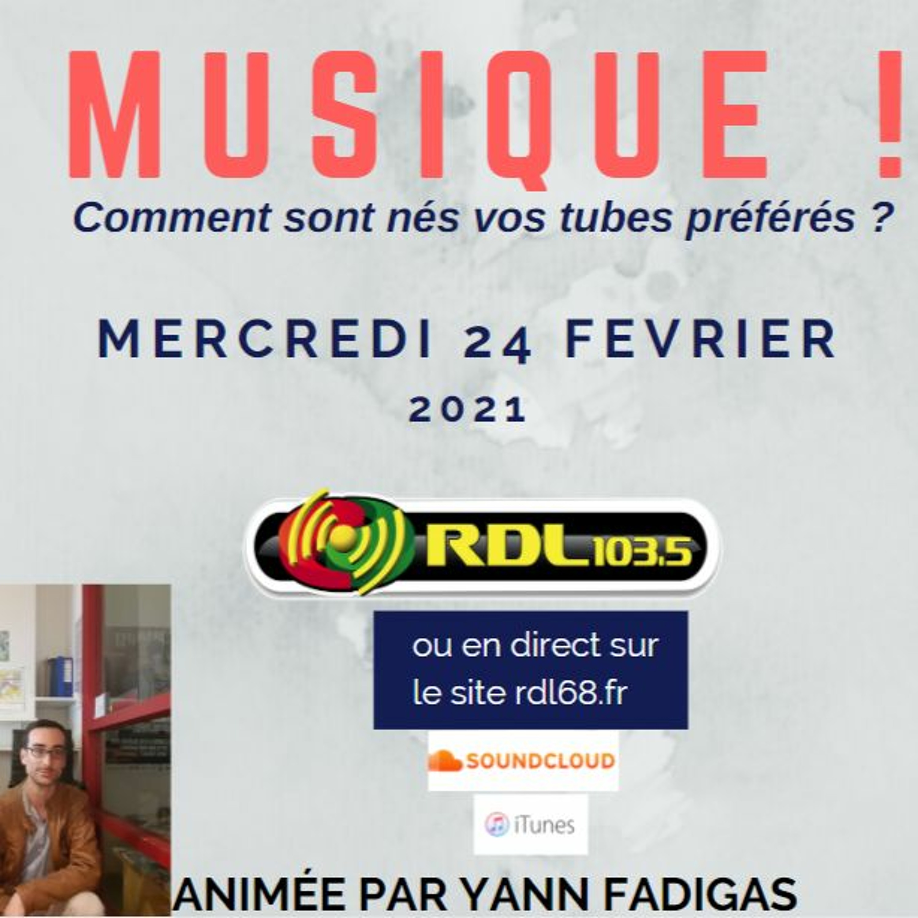 MUSIQUE ! 91 - 24 02 21 - HOMMAGE à Tonton David / Sheryfa Luna / Patrick Coutin / Claudio Capéo episode artwork
