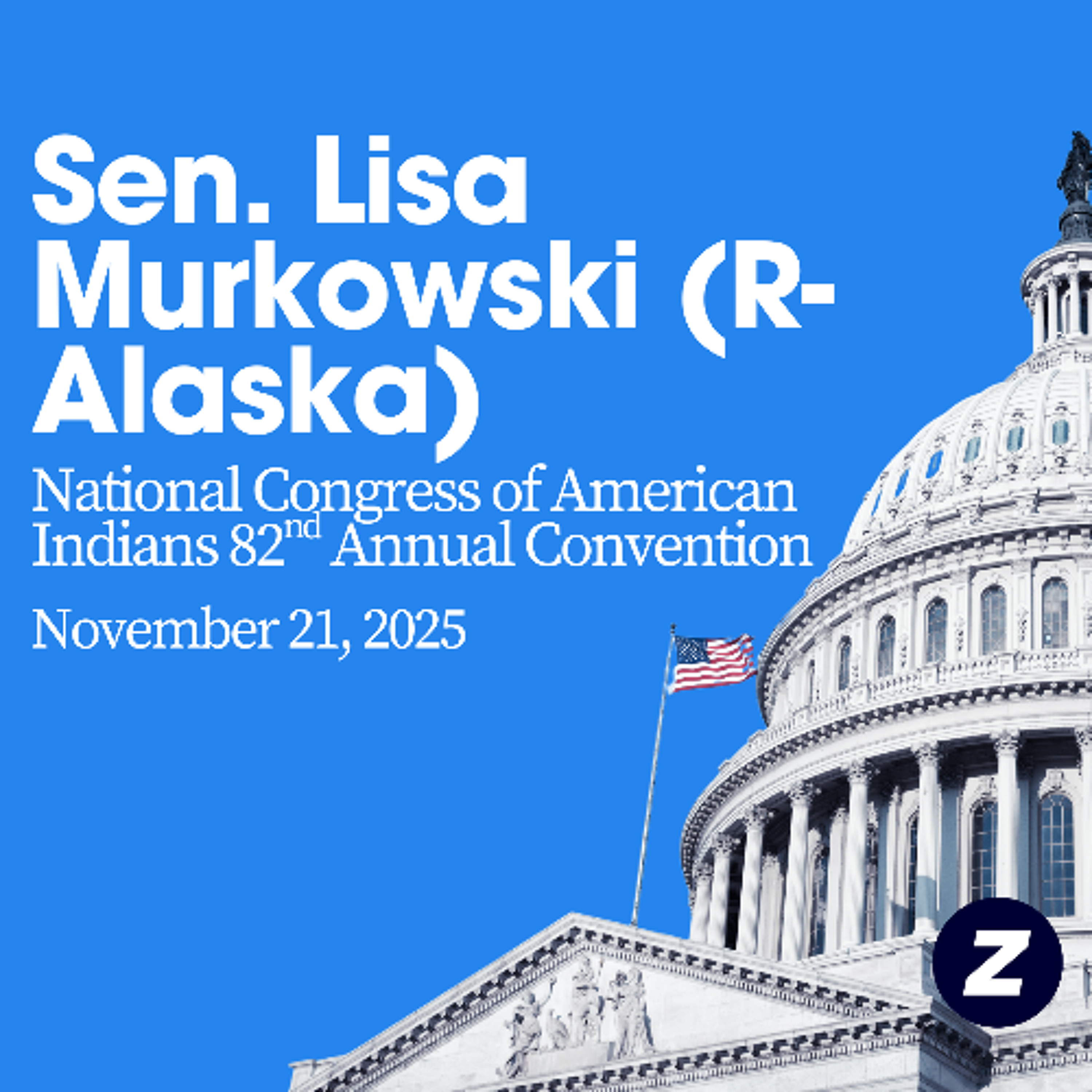 Sen. Lisa Murkowski (R-Alaska) at National Congress of American Indians episode artwork