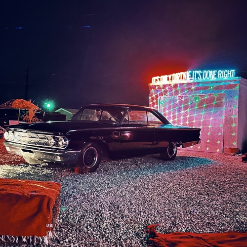 3 AM on The Bus at Project Mercury Compound (Bombay Beach Biennale)