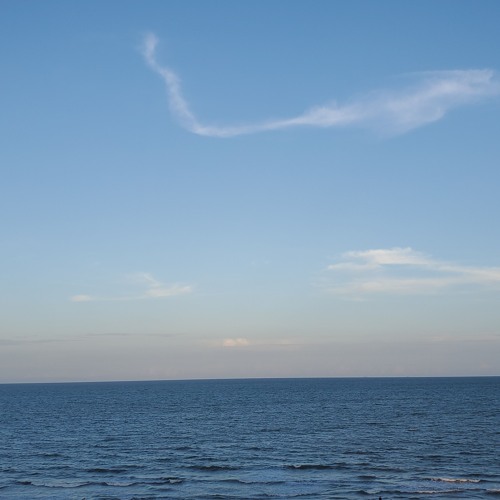 across the ocean