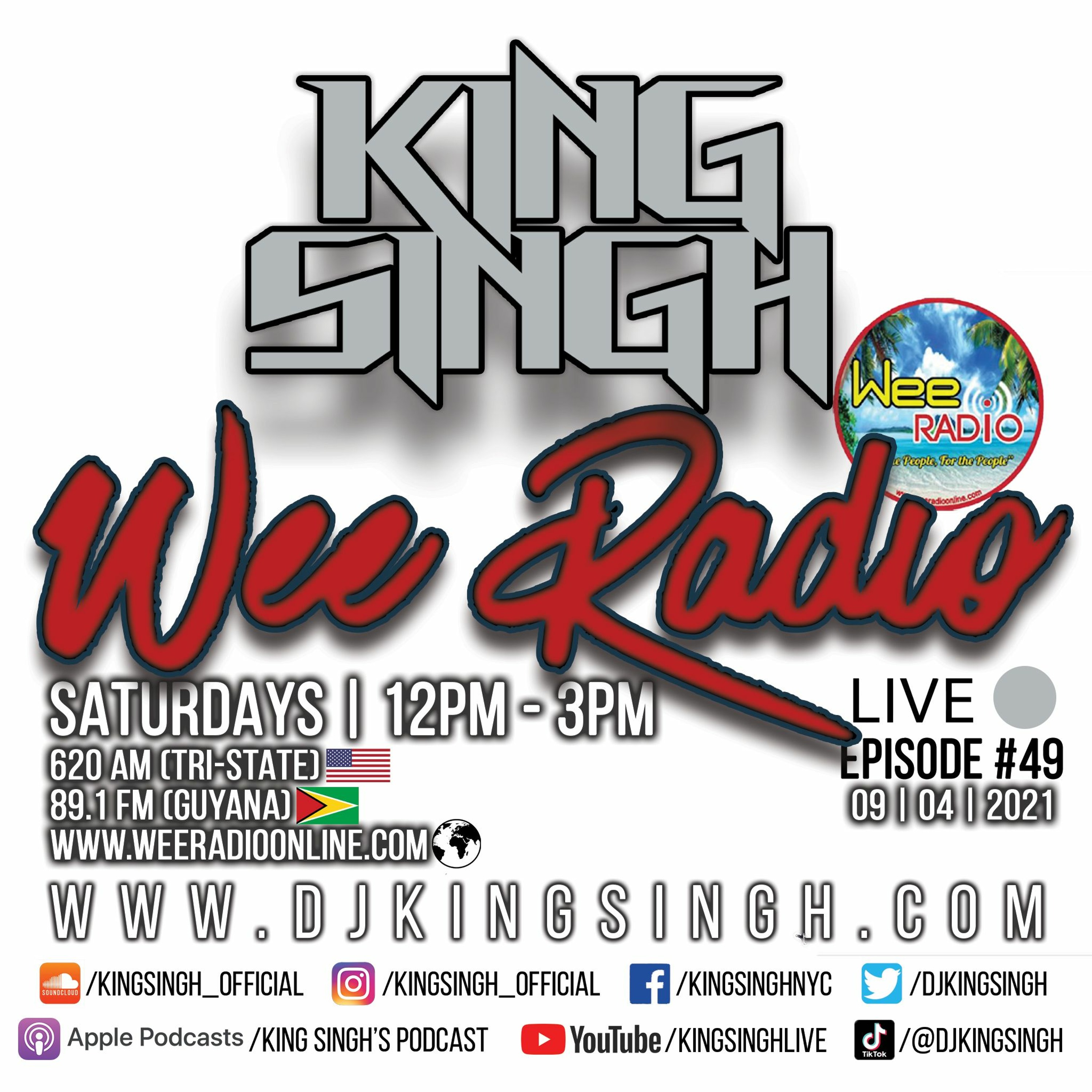 Live Ep.49 (Wee Radio 09.04.21)| The King is in the Building. episode artwork