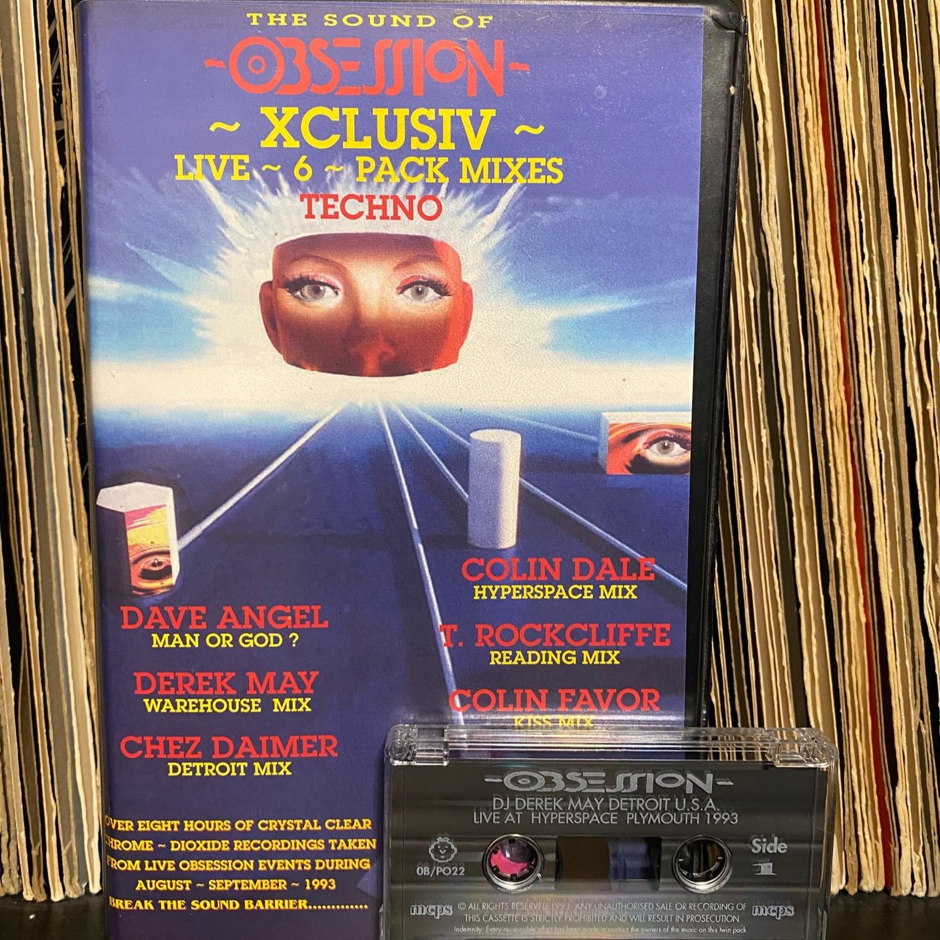 Derrick May Live @ Obsession - Hyperspace - The Warehouse, Plymouth, UK 8-6-1993' (Manny'z Tapez) episode artwork