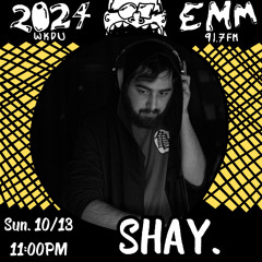 WKDU - Electronic Music Marathon (10/13/2024) - Shay.