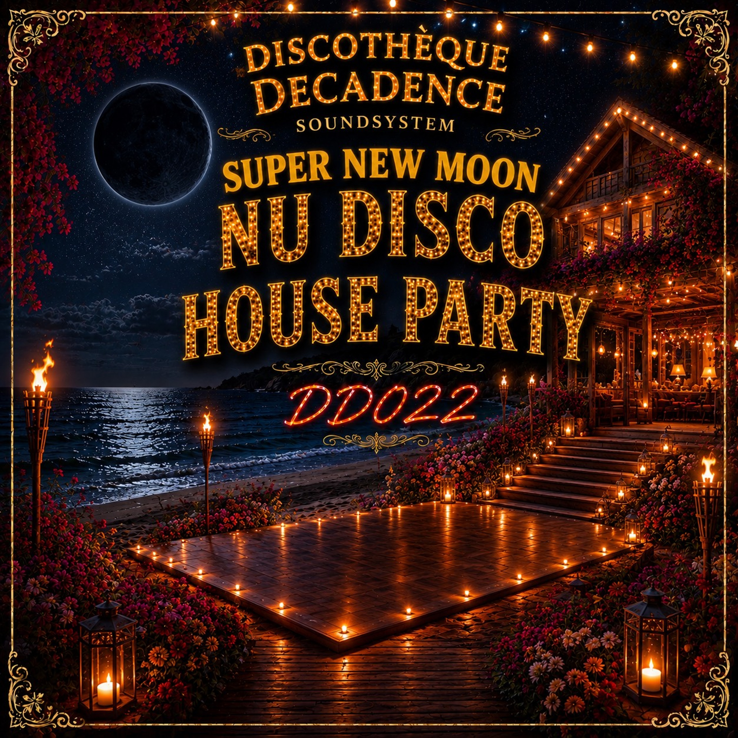 Super New Moon Nu Disco House Party - Discothèque Decadence DD022