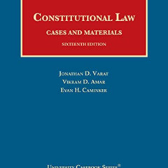 ACCESS EBOOK 📒 Constitutional Law, Cases and Materials (University Casebook Series)
