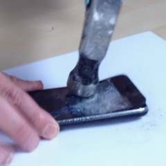 iPhone Smashed with hammer and ripped apart