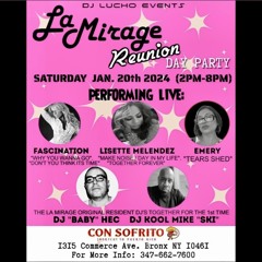 Special Edition Freestyle Set by Hector Romero Live at La Mirage (Reunion #3) Bronx, NY