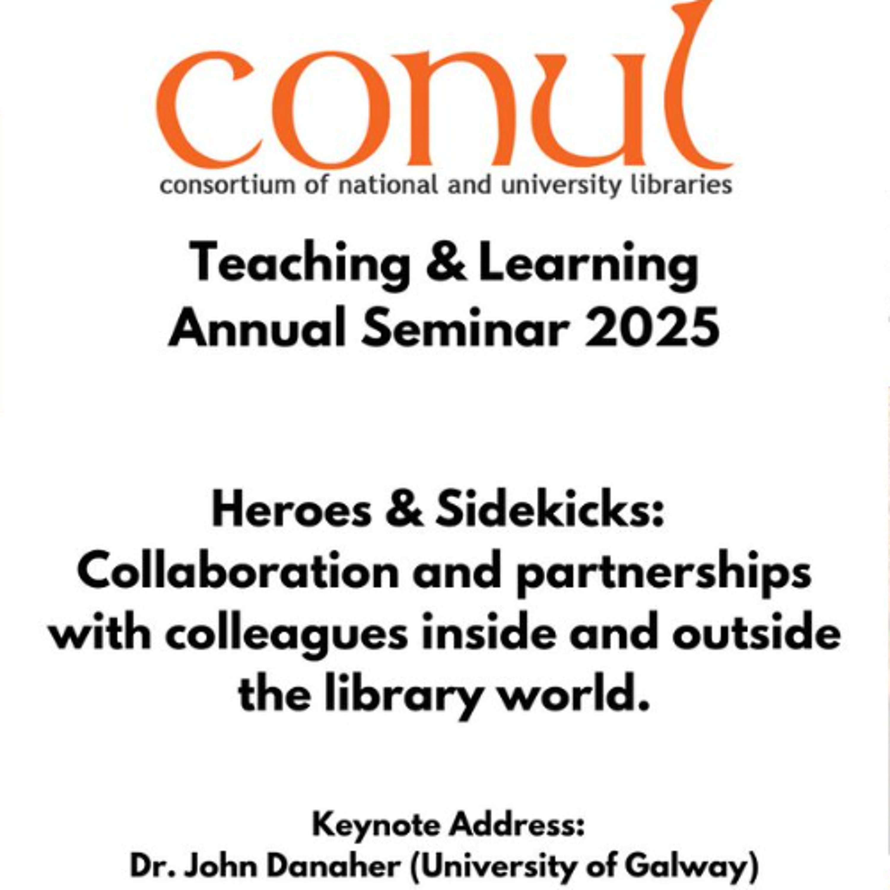 Heroes and sidekicks - collaboration and partnerships with colleagues inside and outside the library world episode artwork