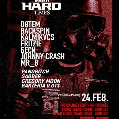 Johnny Crash HARDTIMES HARDTECHNO LIVE SET 170BPM 2K24.02.24