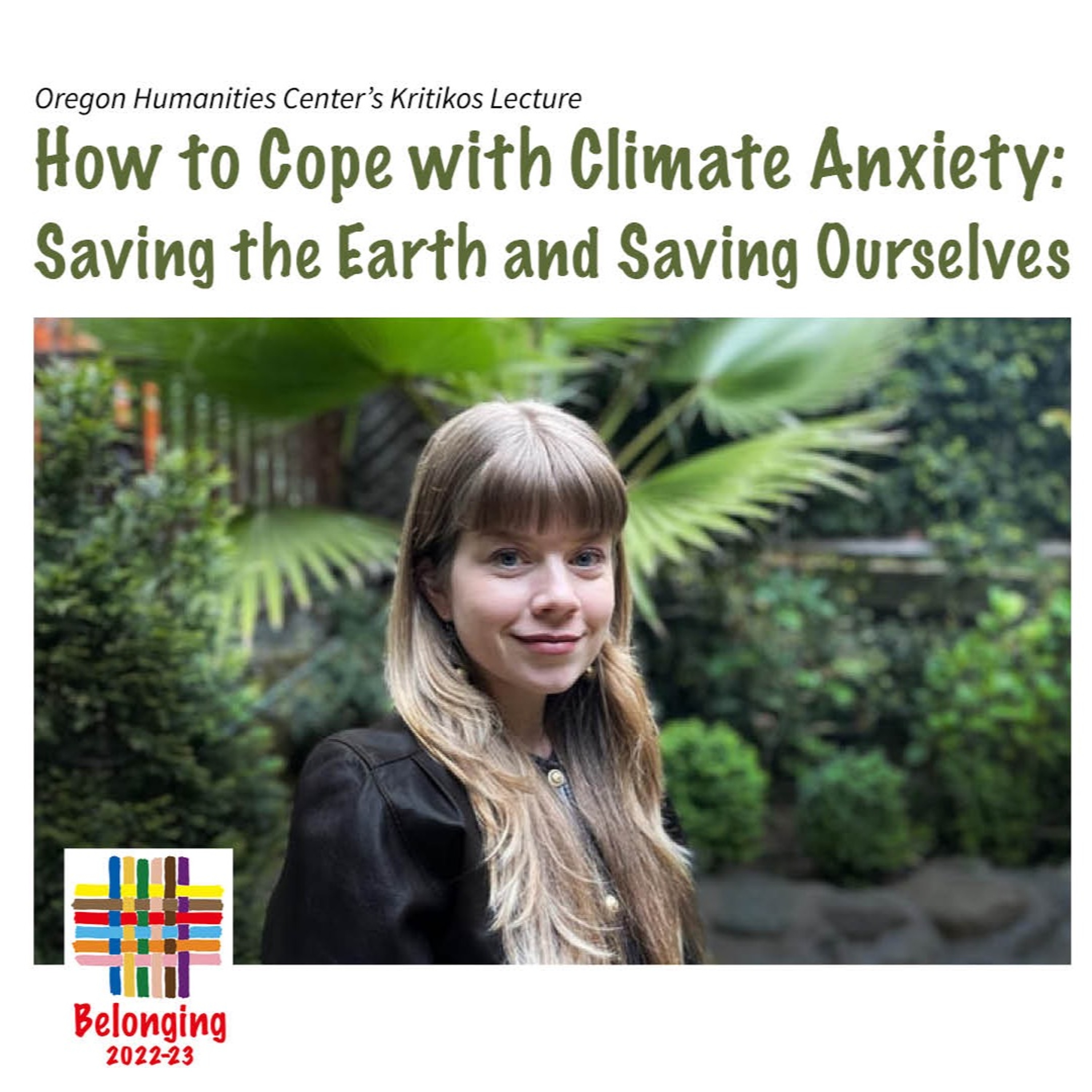 "How to Cope with Climate Anxiety: Saving the Earth and Saving Ourselves" Britt Wray episode artwork