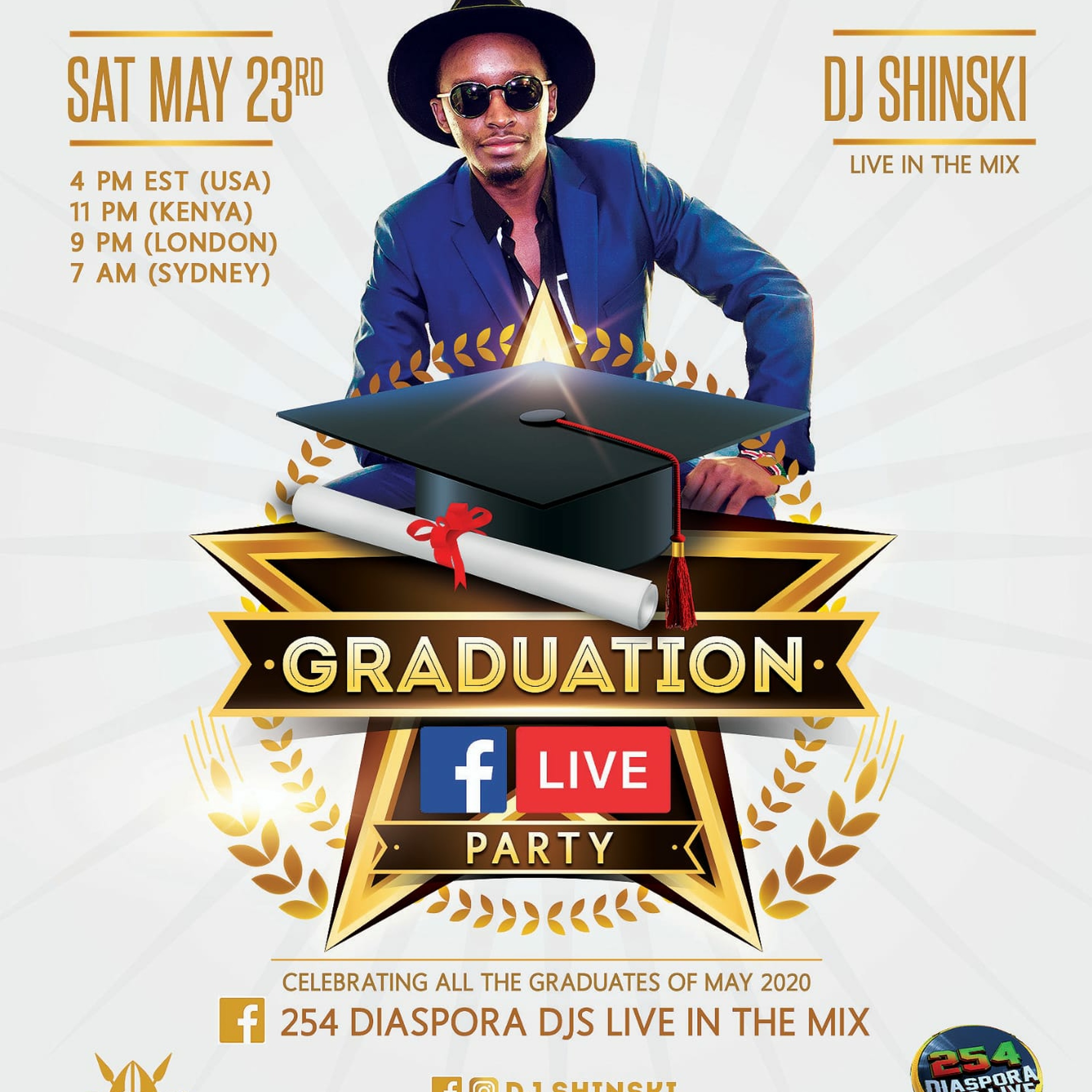 254 Diaspora Djs Memorial Weekend Live Part 2 [Afrobeats, Gengeton, Dancehall, Hip Hop]