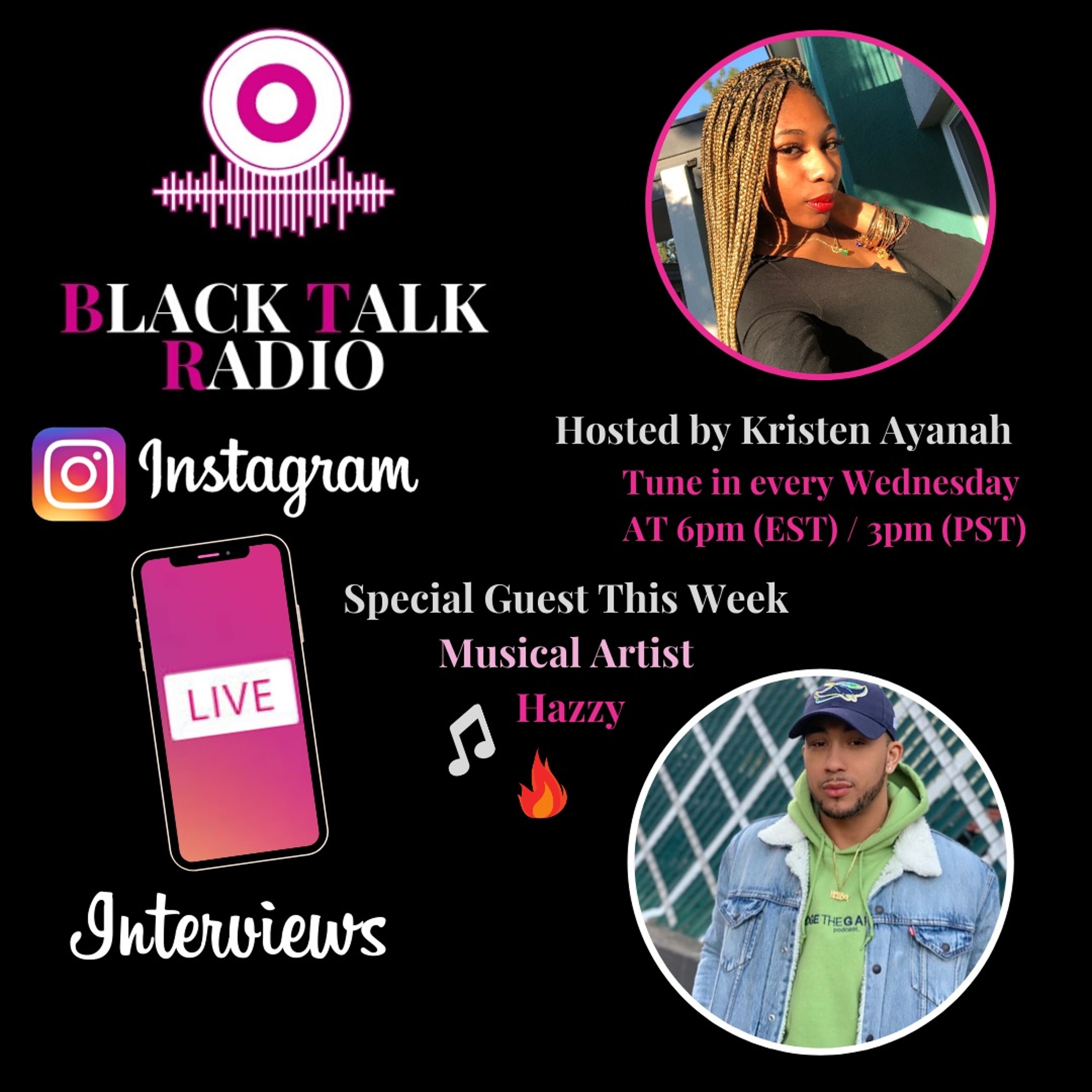 Black Talk Radio Season 3 Episode 12 (Hazzy Interview ✨) episode artwork