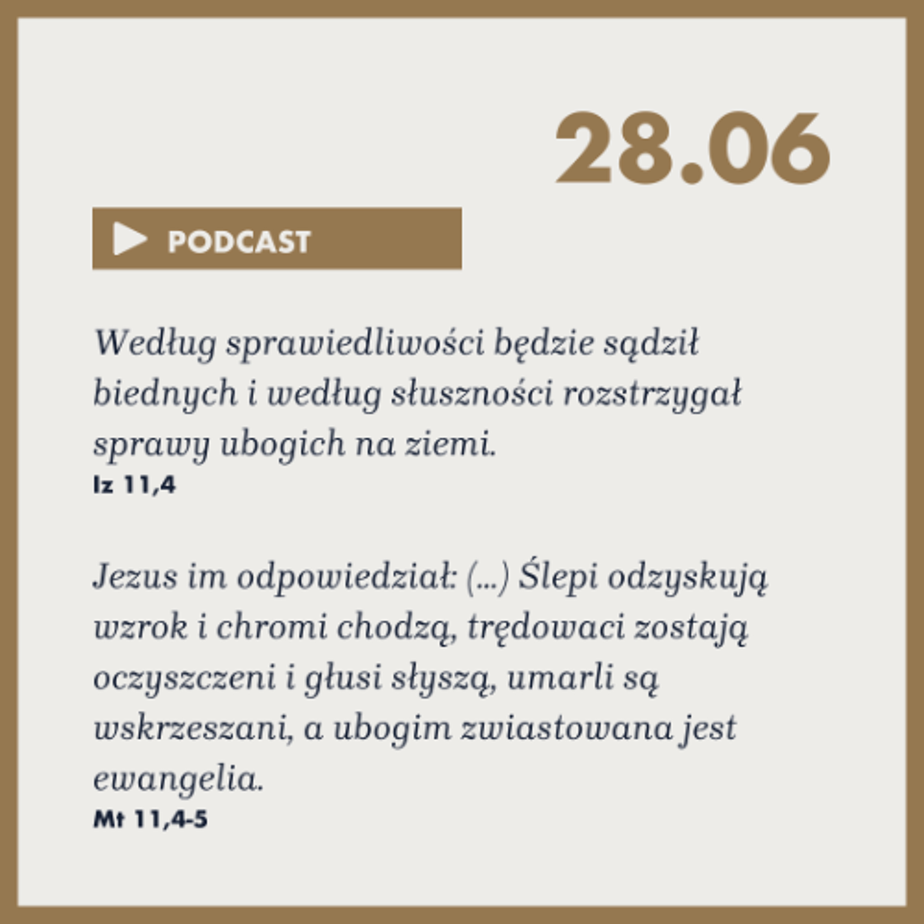 Poranek ze Słowem na 28 czerwca 2025 episode artwork