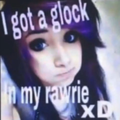 how u gonna b a wannabe gangster and like lil kids😭😭