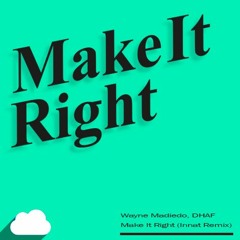 Wayne Madiedo, DHAF - Make It Right (Innat Remix) FREE DOWNLOAD