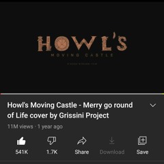 Merry go round of Life cover by Grissini Project