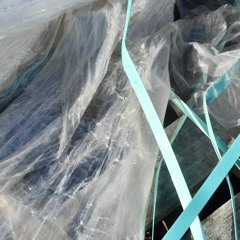 Breakwave ~ shrivelled shrink-wrapped