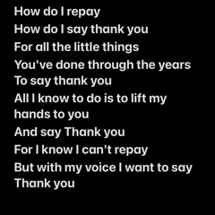 Thank You