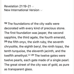 CHALCEDONY (Revelation 21:19)