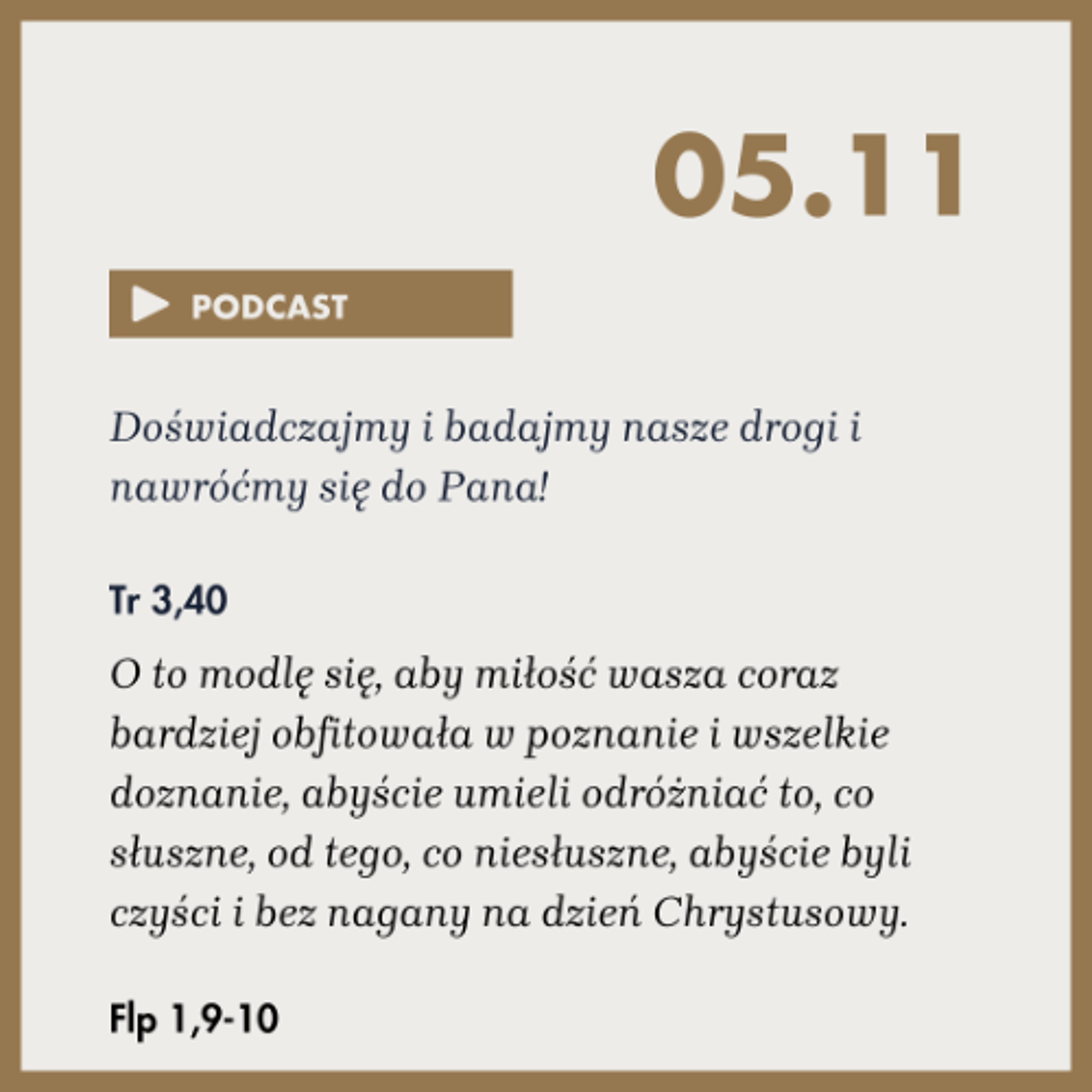 Rozważania na dzień 5 listopada 2025r episode artwork