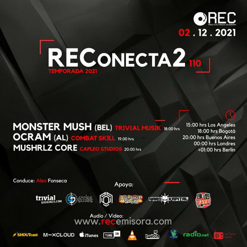 Stream Dj Ocram @ REC (Radio Electronica Colombiana), Bogota (Colombia)  02.12.2021 by Dj Ocram (Combat Skill) | Listen online for free on SoundCloud
