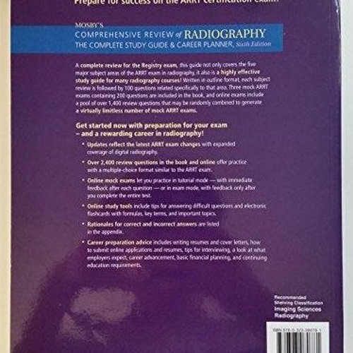 Stream Download Book [PDF] Mosby's Comprehensive Review of Radiography