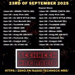TECHNECK NRG RADIO 23/09/25