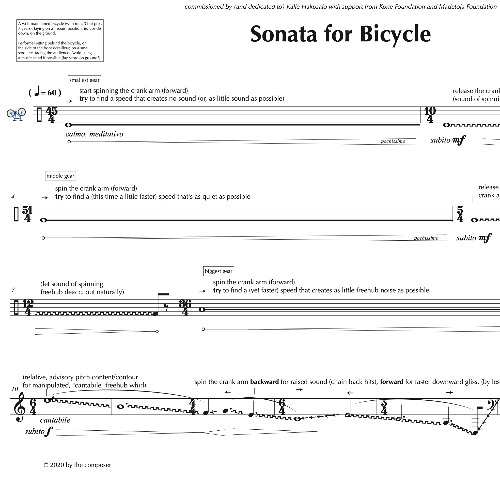 Sonata for Bicycle (2020)