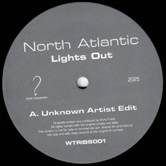 Free Download: North Atlantic - Lights Out (Unknown Artist Edit) [WTRIBS001]