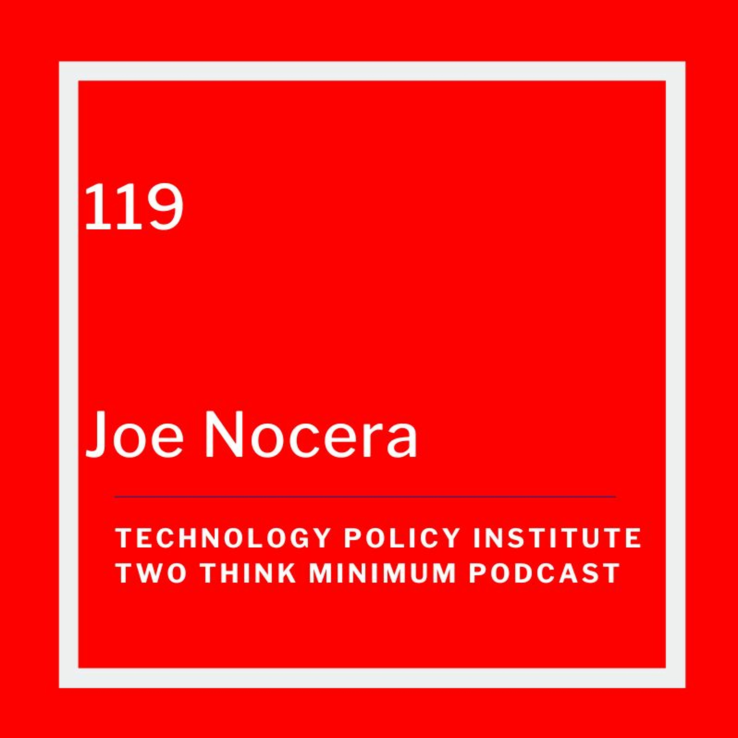 Joe Nocera discusses the Covid Policy Big Fail