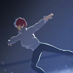 figure skating on an empty ice rink with shoto todoroki (𝒗𝒐𝒊𝒄𝒆𝒐𝒗𝒆𝒓𝒔 + 𝒑𝒍𝒂𝒚𝒍𝒊𝒔𝒕)