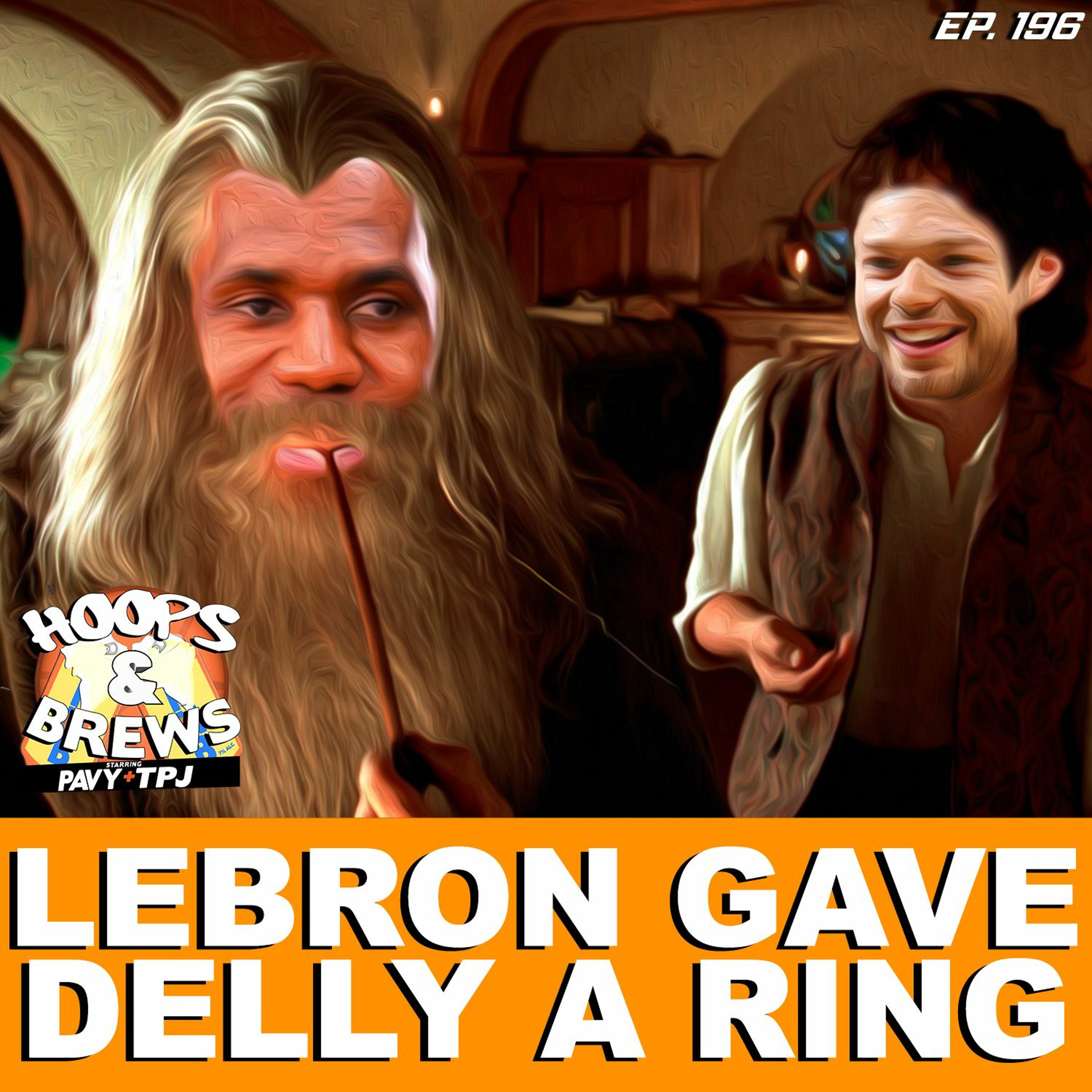 #HoopsNBrews Ep 196: LeBron Gave Delly A Ring | GUEST: Joshua Knappenberger episode artwork