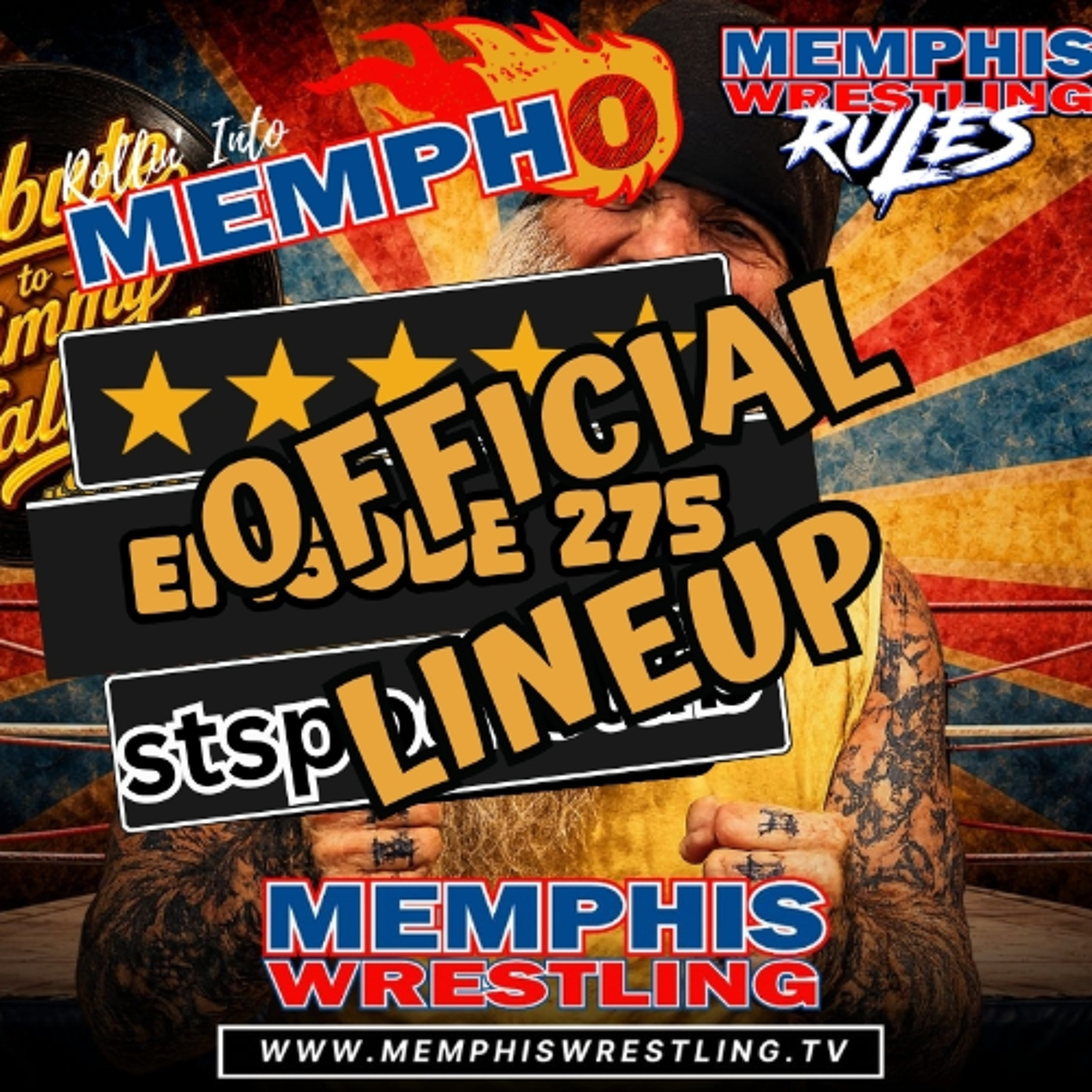 OFFICIAL LINEUP Memphis Wrestling, Episode 275 episode artwork