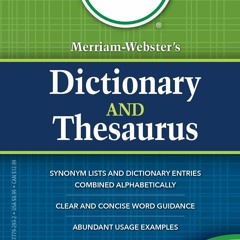 free read Merriam-Webster's Dictionary and Thesaurus, Newest Edition, Mass-Market