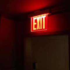 Exit sign