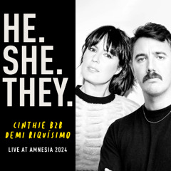 Cinthie B2B Demi Riquisimo - Amnesia - He She They