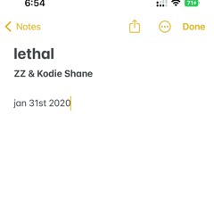ZZ & Kodie Shane - lethal